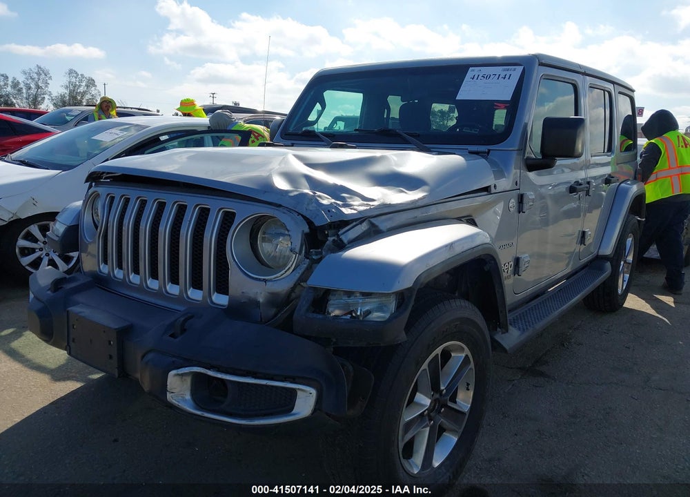 2020 JEEP WRANGLER UNLIMITED SAHARA 4X4 VIN: 1C4HJXENXLW230207