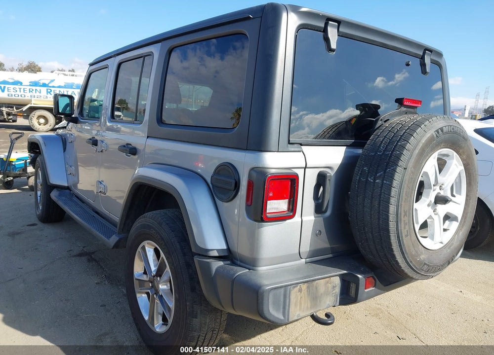 2020 JEEP WRANGLER UNLIMITED SAHARA 4X4 VIN: 1C4HJXENXLW230207