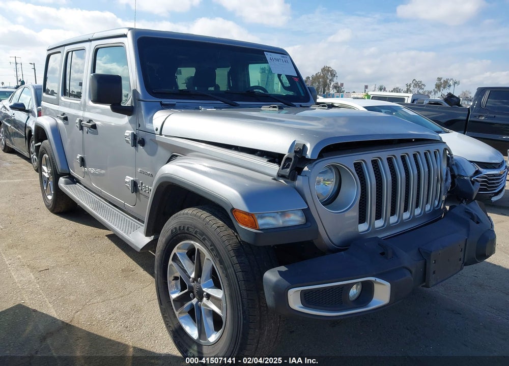 2020 JEEP WRANGLER UNLIMITED SAHARA 4X4 VIN: 1C4HJXENXLW230207