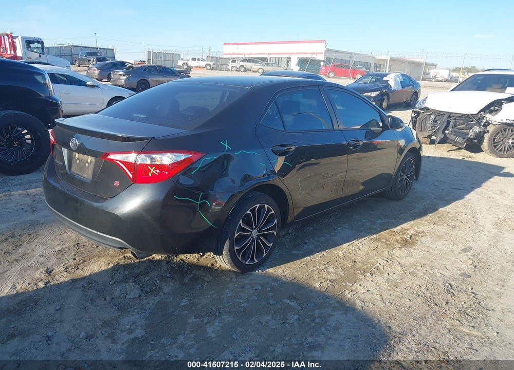 2016 TOYOTA COROLLA VIN: 2T1BURHE4GC677036