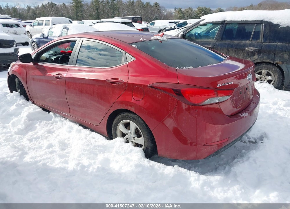 2014 HYUNDAI ELANTRA VIN: 5NPDH4AE9EH536046