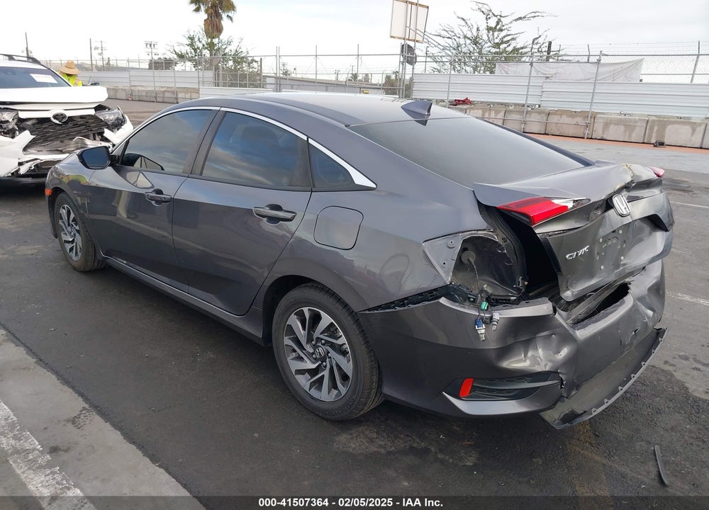 2018 HONDA CIVIC EX VIN: 2HGFC2F72JH512892