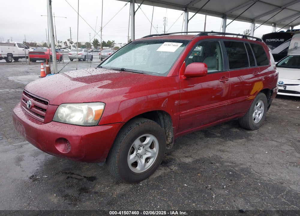 2005 TOYOTA HIGHLANDER VIN: JTEDD21A050127200