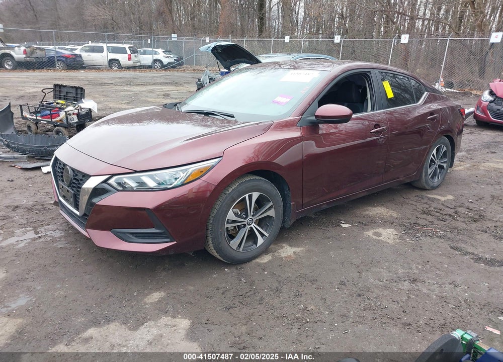 2021 NISSAN SENTRA SV XTRONIC CVT VIN: 3N1AB8CVXMY266225