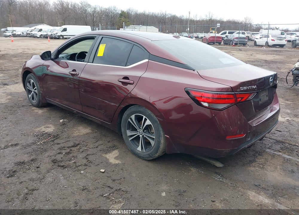 2021 NISSAN SENTRA SV XTRONIC CVT VIN: 3N1AB8CVXMY266225
