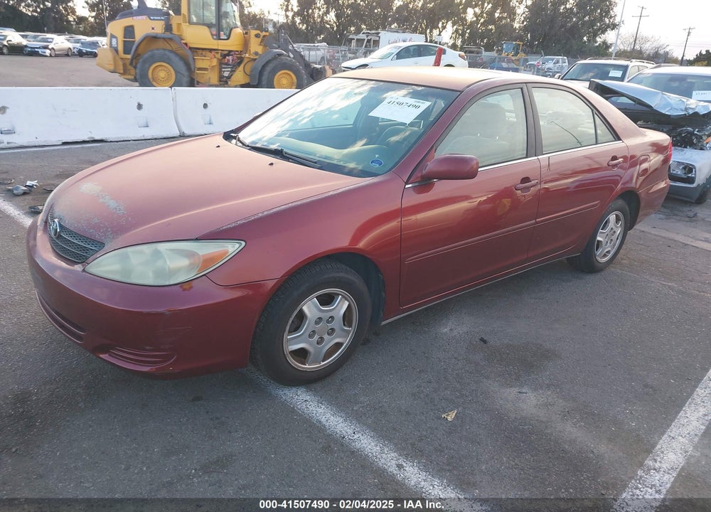 2002 TOYOTA CAMRY LE V6 VIN: 4T1BF30K72U014124