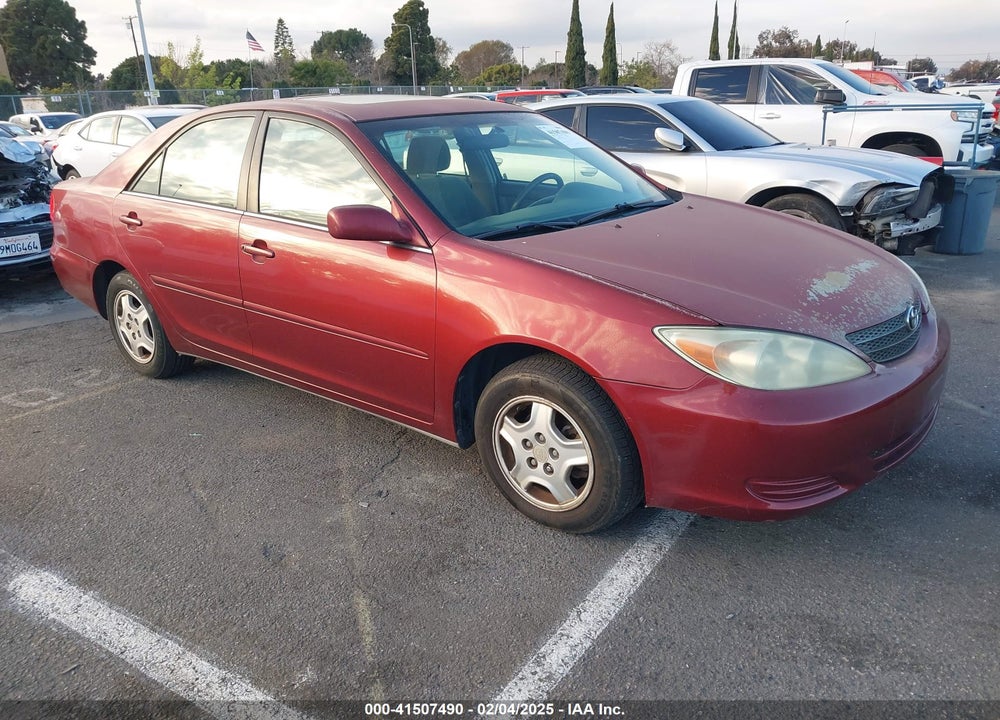 2002 TOYOTA CAMRY LE V6 VIN: 4T1BF30K72U014124