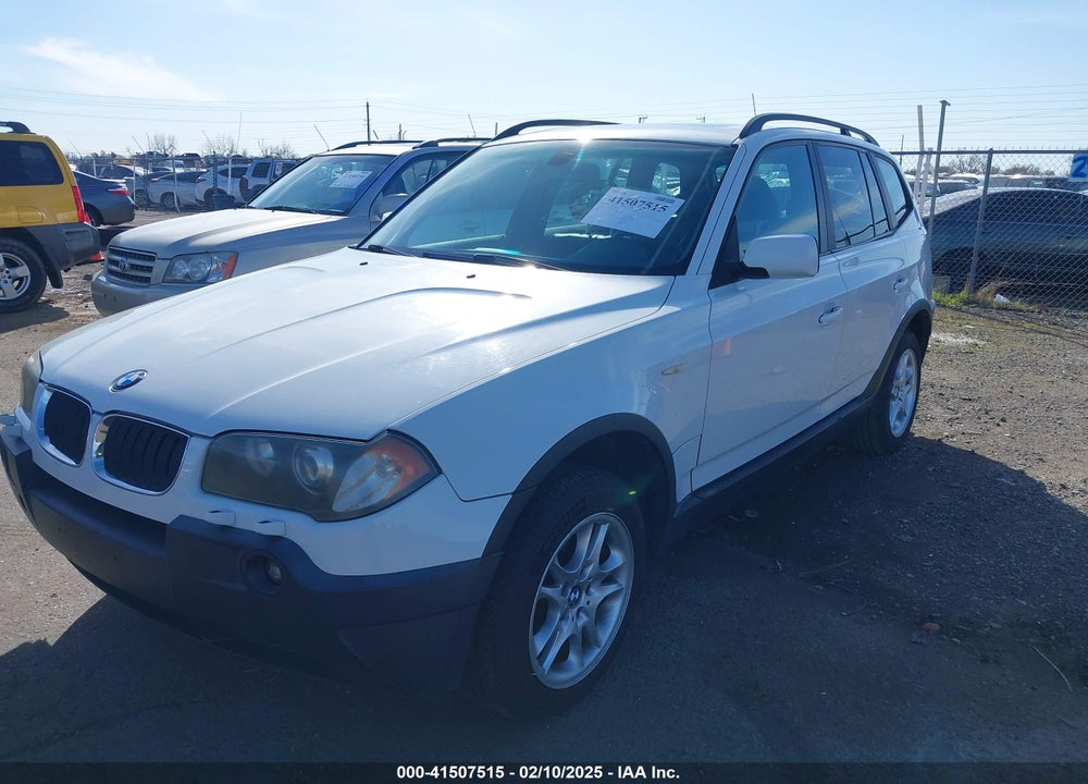 2004 BMW X3 2.5I VIN: WBXPA73444WB22470