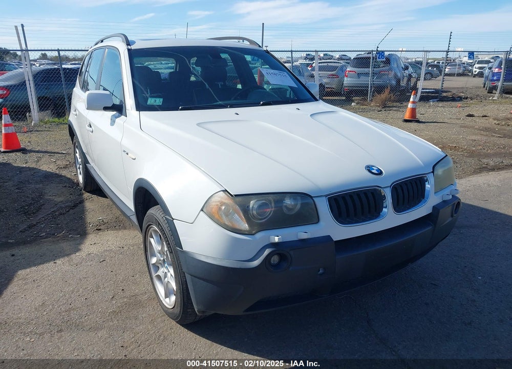 2004 BMW X3 2.5I VIN: WBXPA73444WB22470