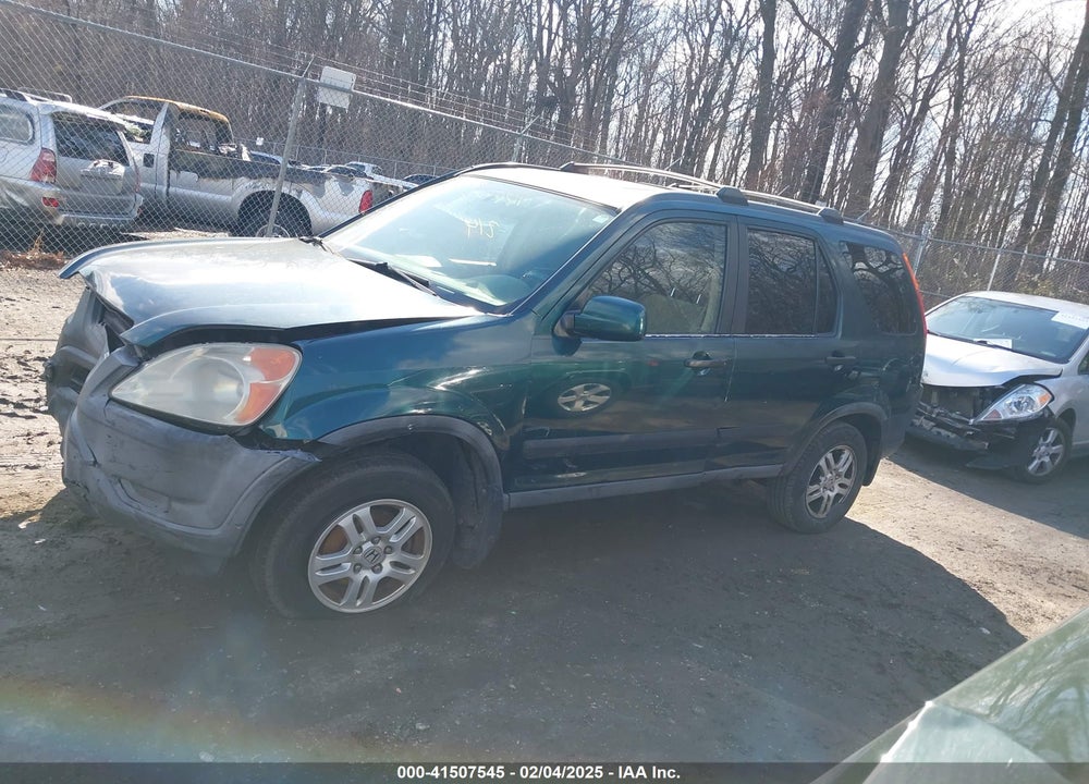 2002 HONDA CR-V EX VIN: SHSRD78882U003546
