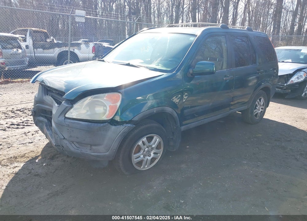 2002 HONDA CR-V EX VIN: SHSRD78882U003546