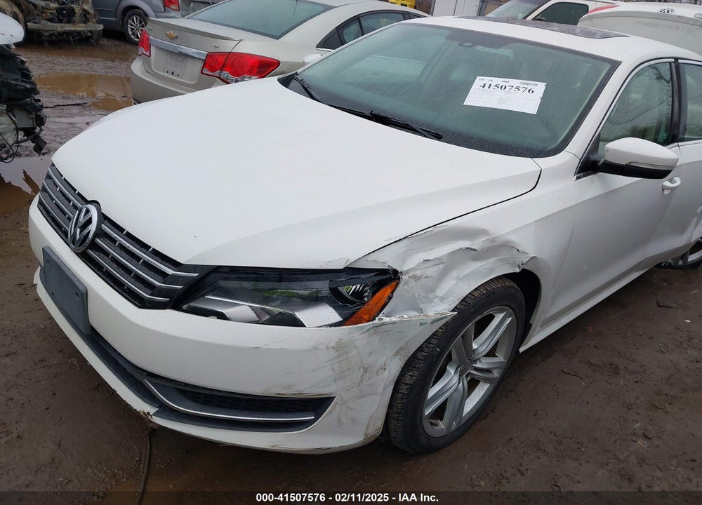 2014 VOLKSWAGEN PASSAT 2.0L TDI SE VIN: 1VWBN7A33EC065651