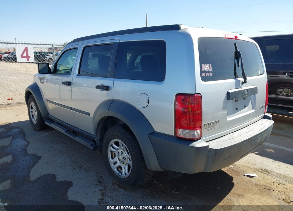 2007 DODGE NITRO SXT VIN: 1D8GU28KX7W595002