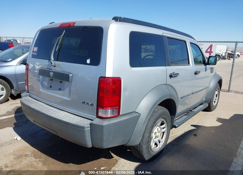 2007 DODGE NITRO SXT VIN: 1D8GU28KX7W595002