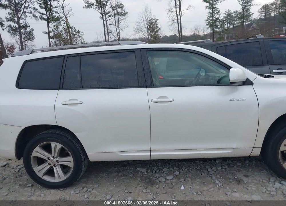 2009 TOYOTA HIGHLANDER SPORT VIN: JTEDS43A892087389