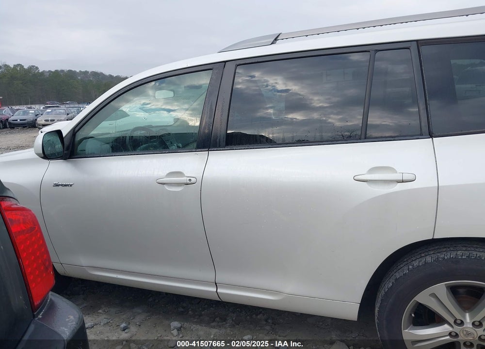 2009 TOYOTA HIGHLANDER SPORT VIN: JTEDS43A892087389