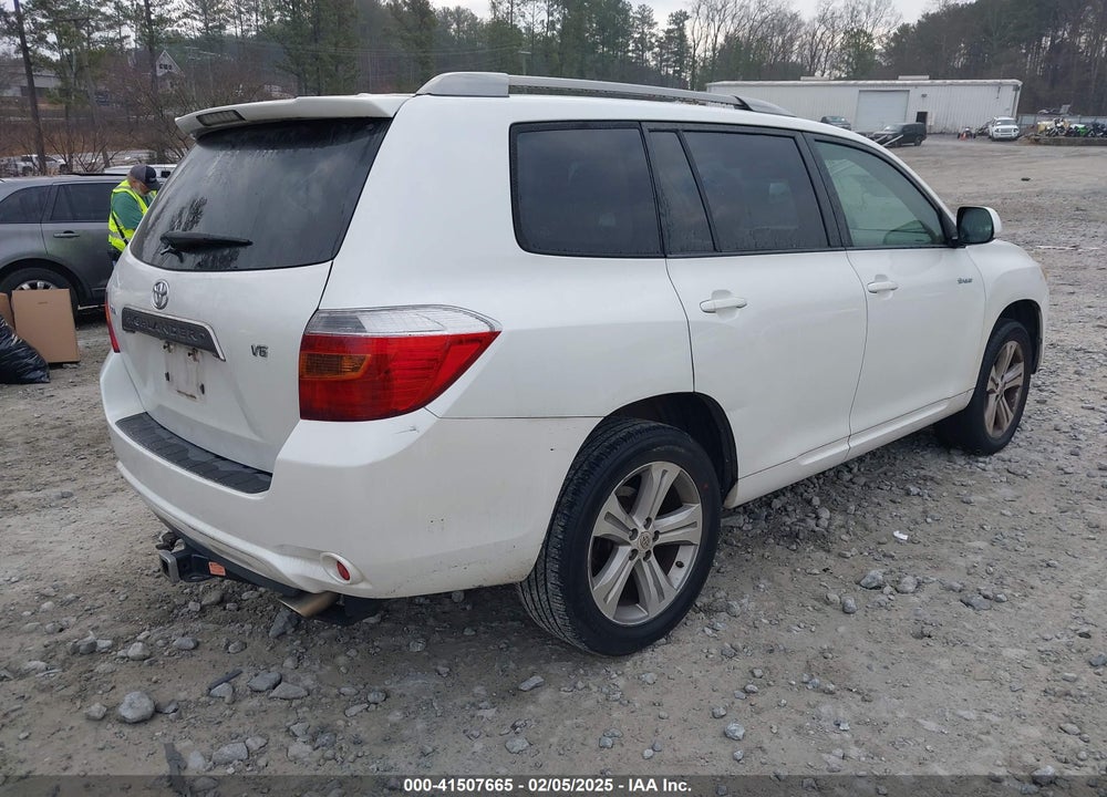 2009 TOYOTA HIGHLANDER SPORT VIN: JTEDS43A892087389
