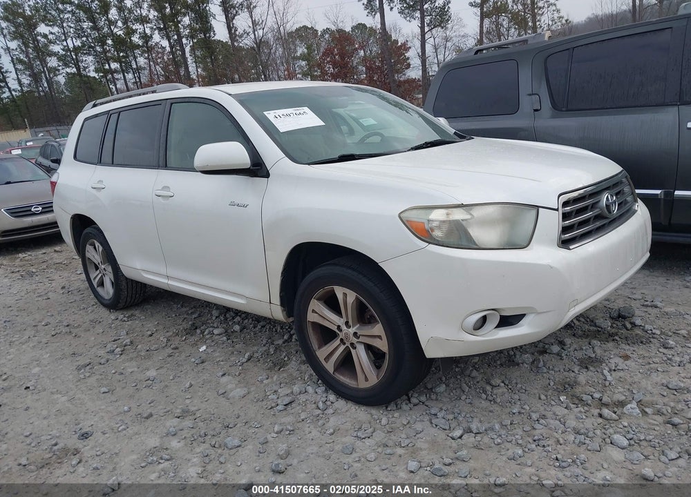 2009 TOYOTA HIGHLANDER SPORT VIN: JTEDS43A892087389