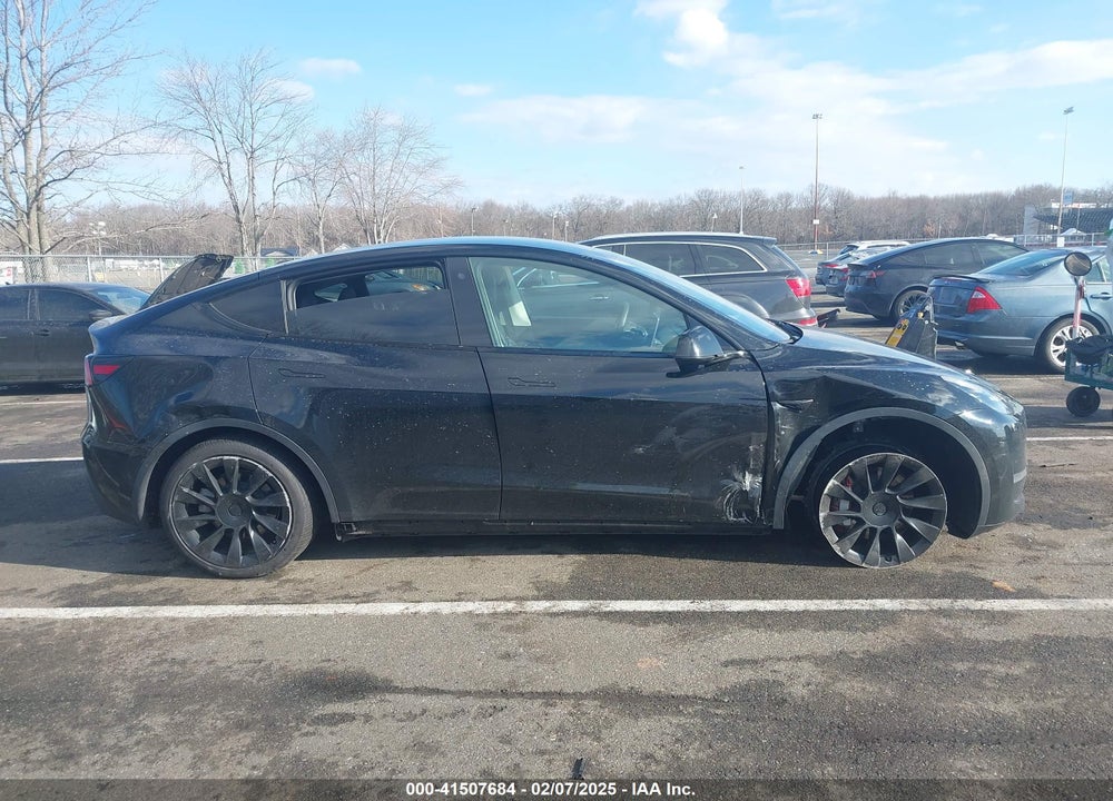 2021 TESLA MODEL Y LONG RANGE DUAL MOTOR ALL-WHEEL DRIVE VIN: 5YJYGDEE8MF078740