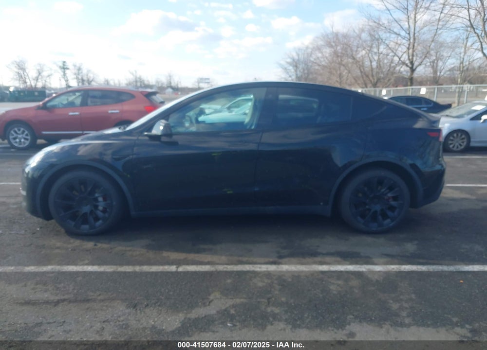 2021 TESLA MODEL Y LONG RANGE DUAL MOTOR ALL-WHEEL DRIVE VIN: 5YJYGDEE8MF078740