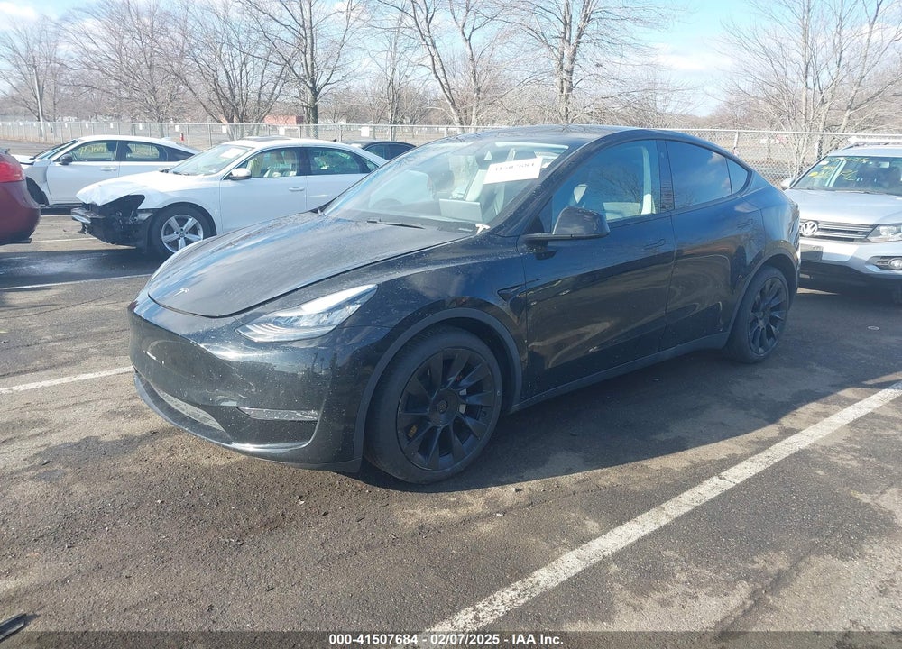 2021 TESLA MODEL Y LONG RANGE DUAL MOTOR ALL-WHEEL DRIVE VIN: 5YJYGDEE8MF078740
