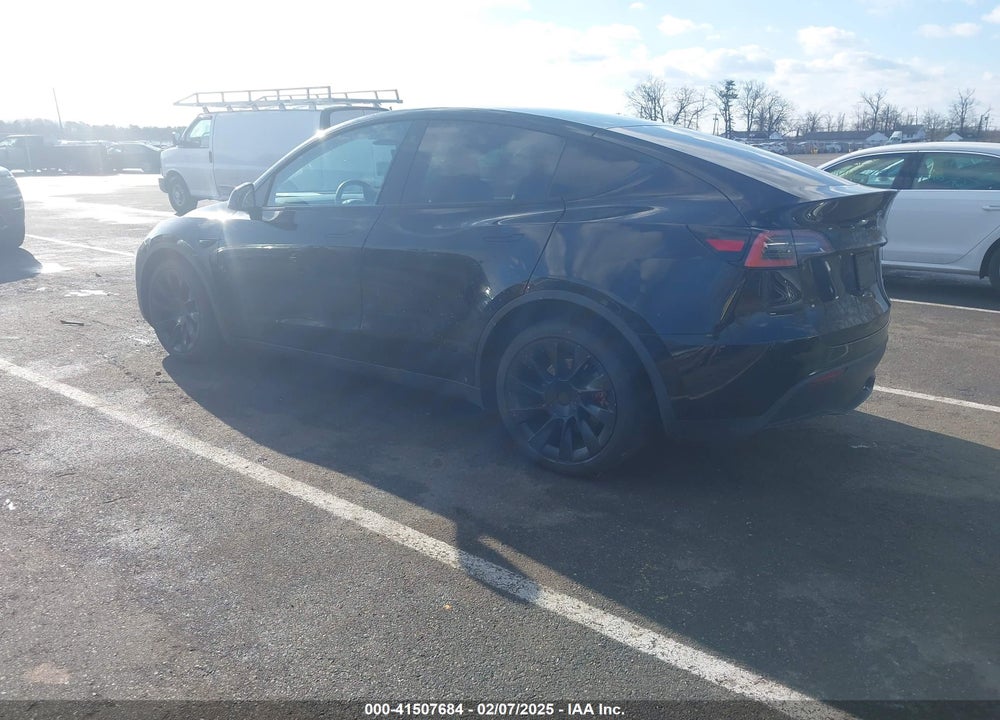 2021 TESLA MODEL Y LONG RANGE DUAL MOTOR ALL-WHEEL DRIVE VIN: 5YJYGDEE8MF078740