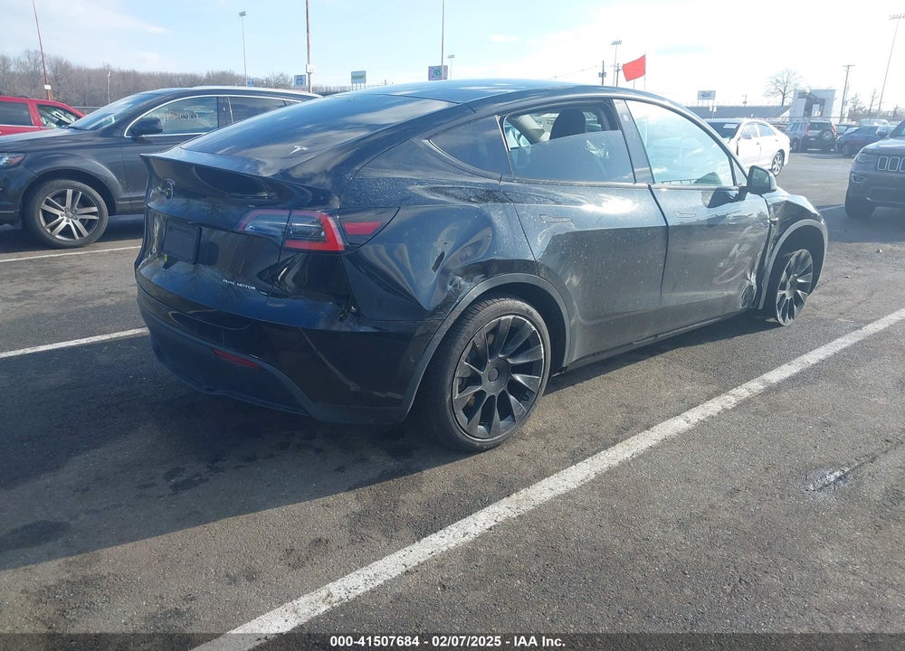 2021 TESLA MODEL Y LONG RANGE DUAL MOTOR ALL-WHEEL DRIVE VIN: 5YJYGDEE8MF078740