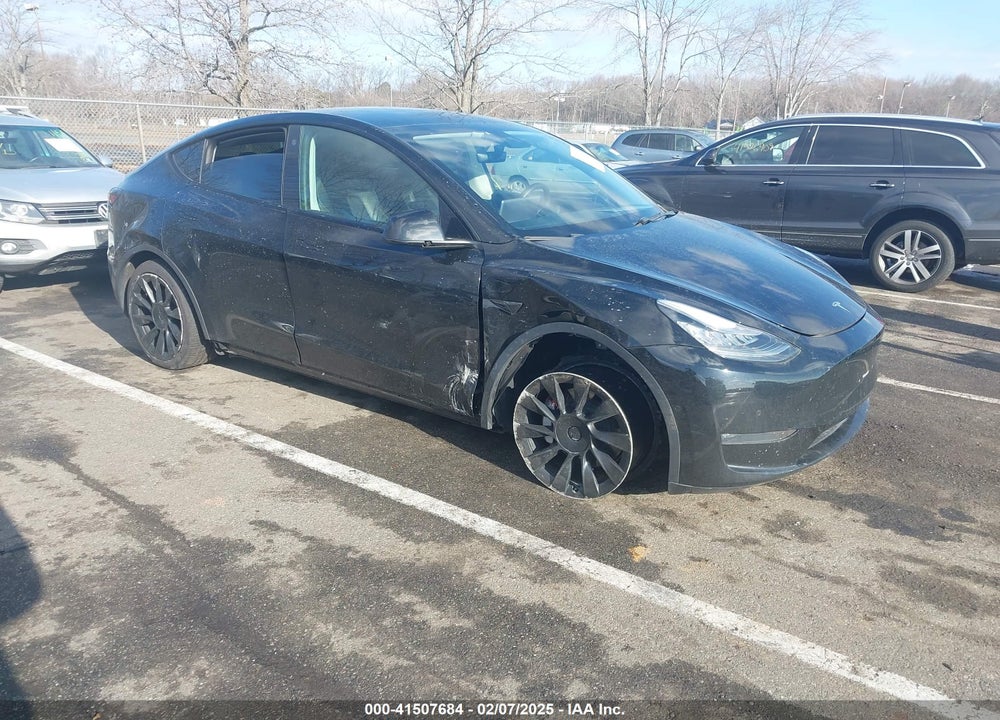 2021 TESLA MODEL Y LONG RANGE DUAL MOTOR ALL-WHEEL DRIVE VIN: 5YJYGDEE8MF078740