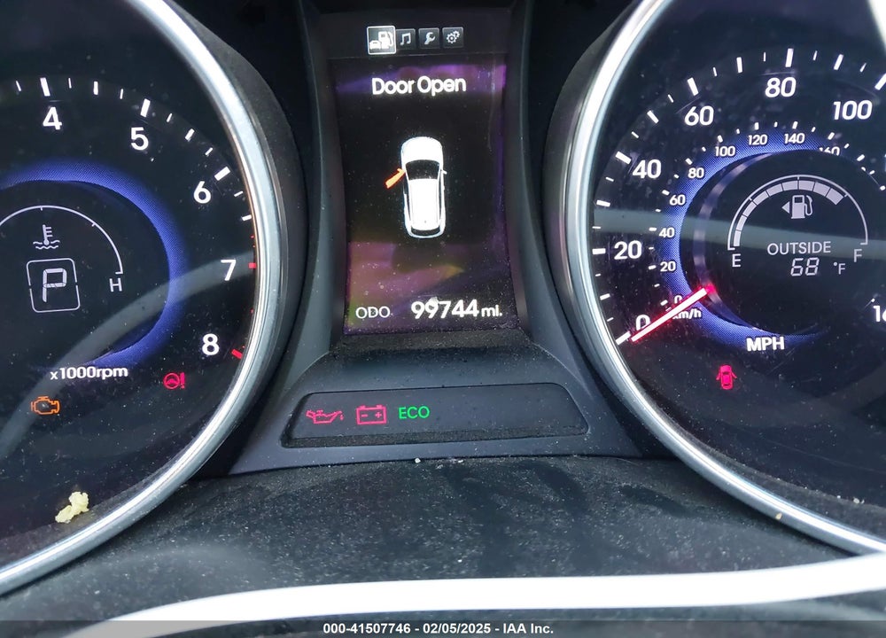 2013 HYUNDAI SANTA FE SPORT VIN: 5XYZU3LA6DG078073