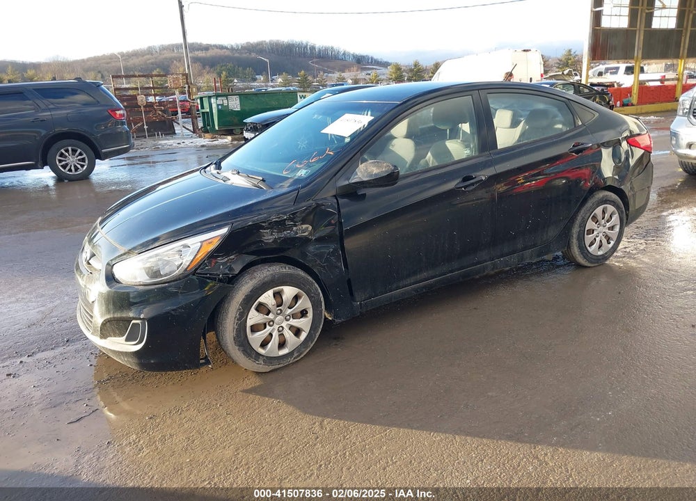 2016 HYUNDAI ACCENT VIN: KMHCT4AE1GU946662