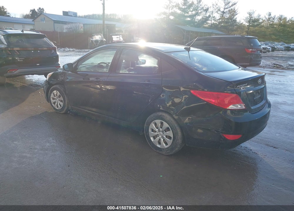 2016 HYUNDAI ACCENT VIN: KMHCT4AE1GU946662
