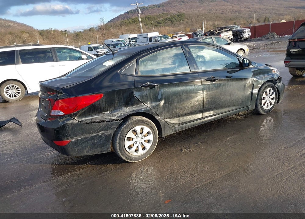 2016 HYUNDAI ACCENT VIN: KMHCT4AE1GU946662