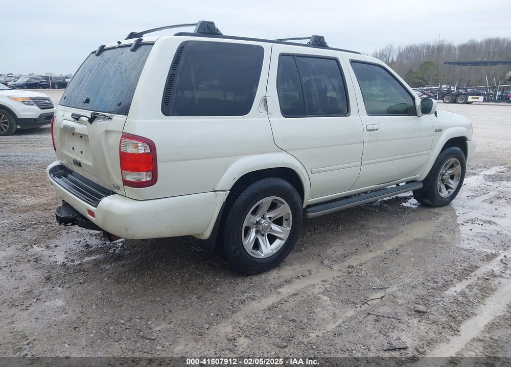 2004 NISSAN PATHFINDER LE PLATINUM VIN: JN8DR09Y64W905656