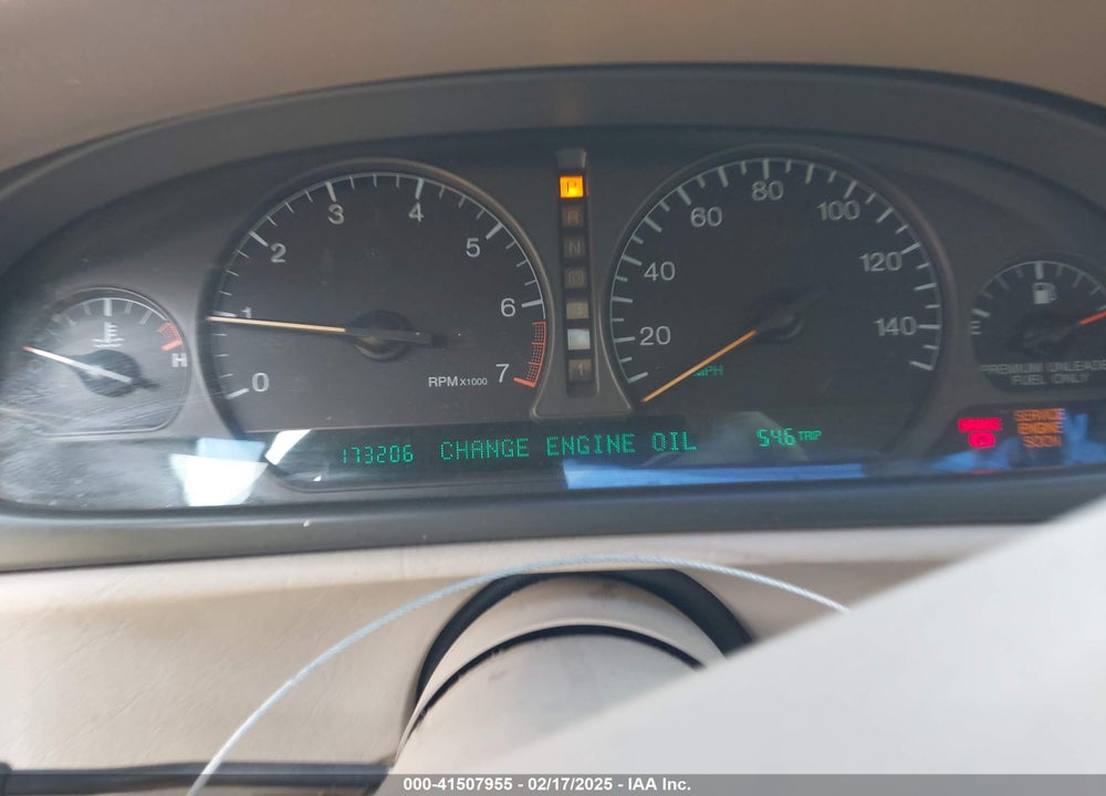 1999 CADILLAC DEVILLE CONCOURS VIN: 1G6KF5499XU800198