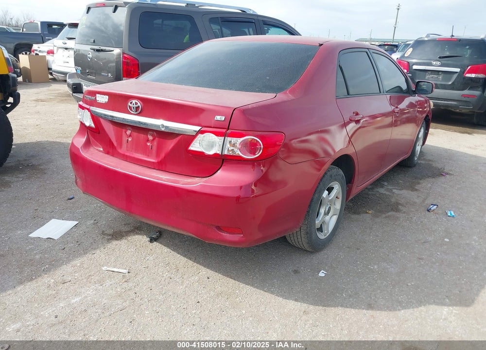 2011 TOYOTA COROLLA LE VIN: JTDBU4EE7B9132857