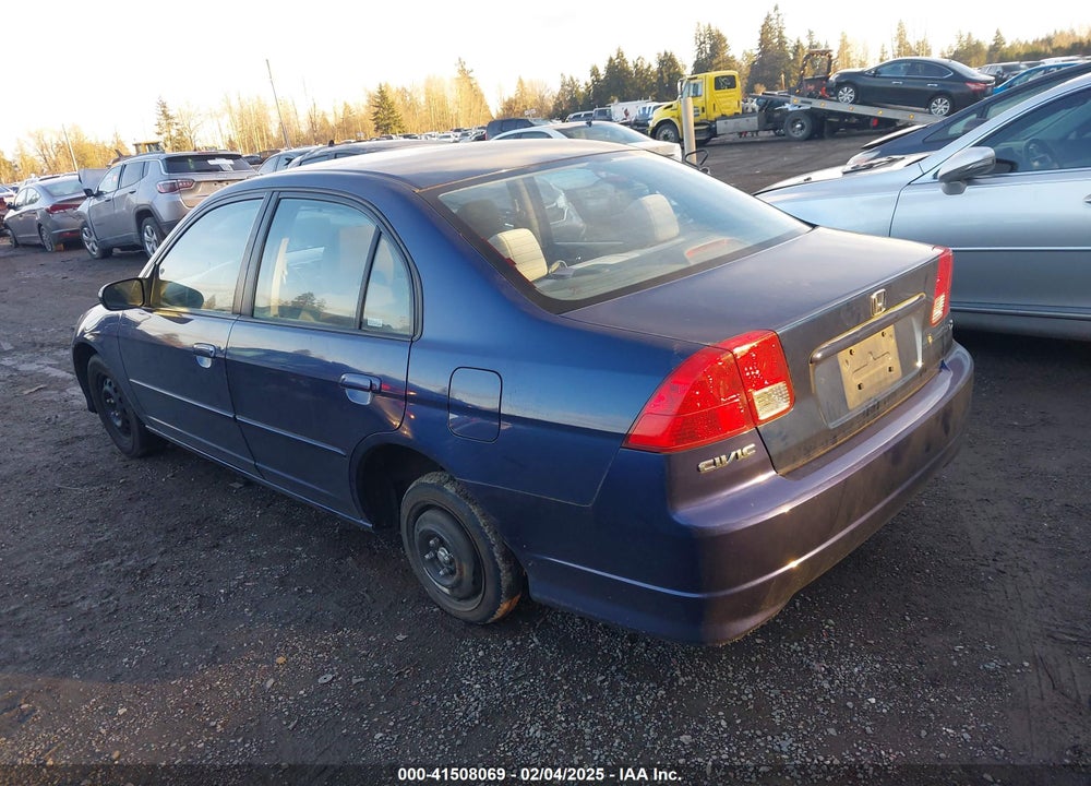 2004 HONDA CIVIC LX VIN: 2HGES165X4H623508