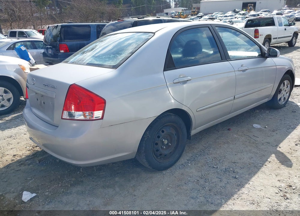 2008 KIA SPECTRA VIN: KNAFE121085551970