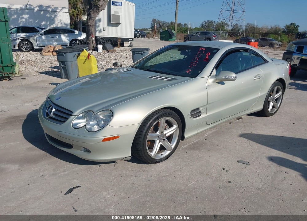 2003 MERCEDES-BENZ SL 500 VIN: WDBSK75F63F009472