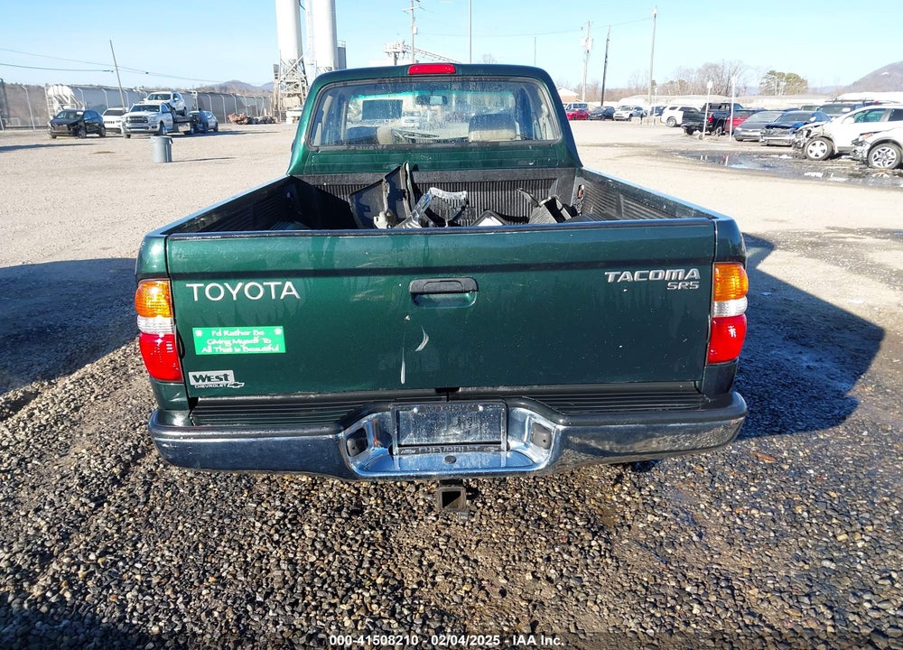 2001 TOYOTA TACOMA VIN: 5TEWM72N31Z830540