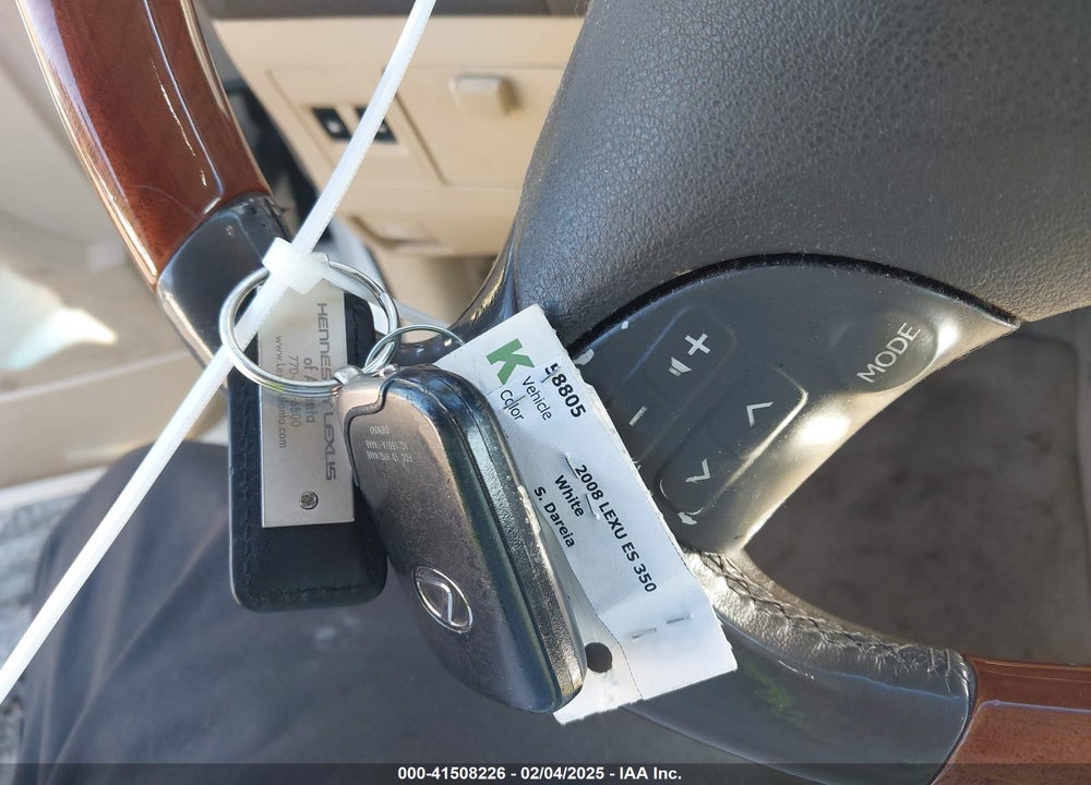 2008 LEXUS ES 350 VIN: JTHBJ46GX82189174