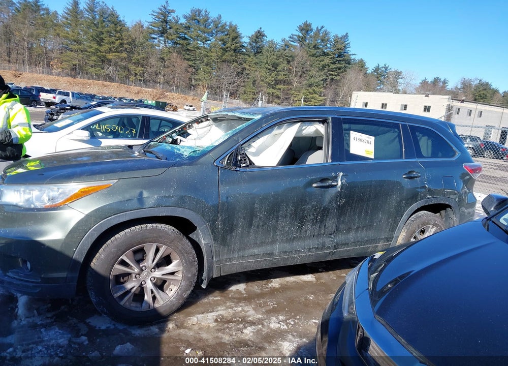 2015 TOYOTA HIGHLANDER VIN: 5TDJKRFH1FS201881