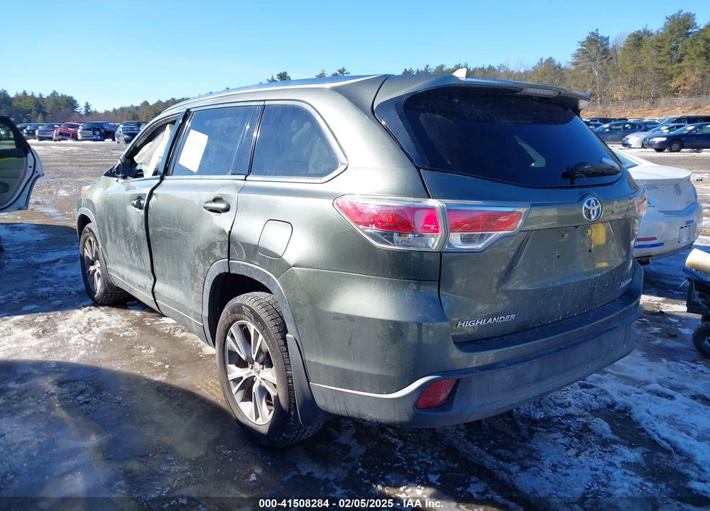 2015 TOYOTA HIGHLANDER VIN: 5TDJKRFH1FS201881