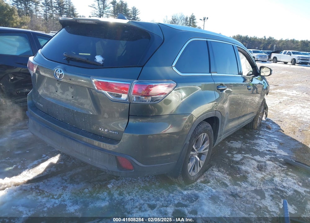 2015 TOYOTA HIGHLANDER VIN: 5TDJKRFH1FS201881