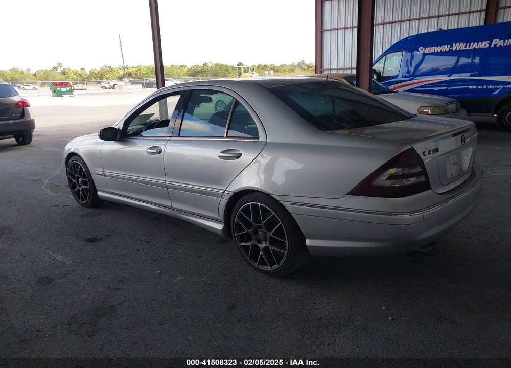 2005 MERCEDES-BENZ C 230 KOMPRESSOR SPORT VIN: WDBRF40J25F622432