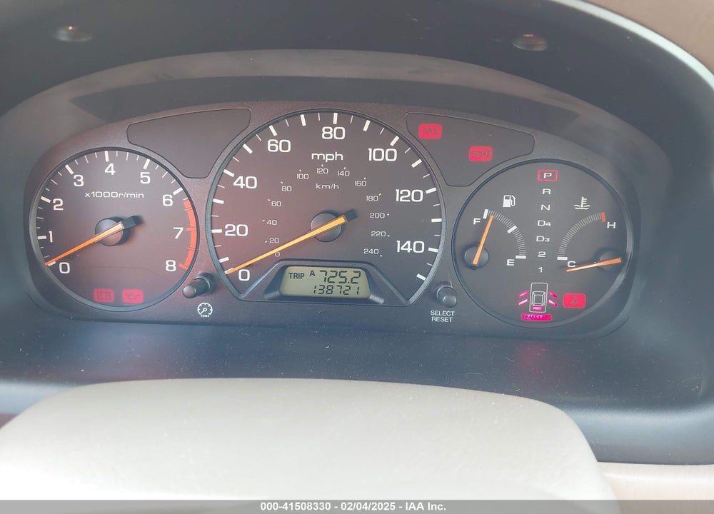 2000 HONDA ACCORD 2.3 EX VIN: 1HGCG6672YA069215