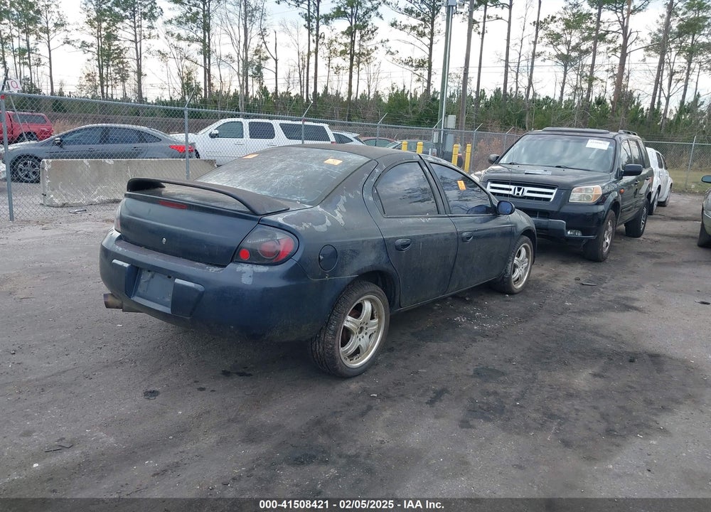 2004 DODGE NEON SXT VIN: 1B3ES56C24D599823
