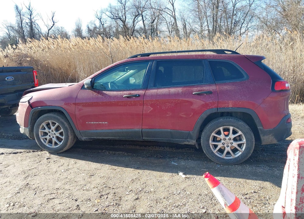 2016 JEEP CHEROKEE SPORT VIN: 1C4PJLAB0GW190290