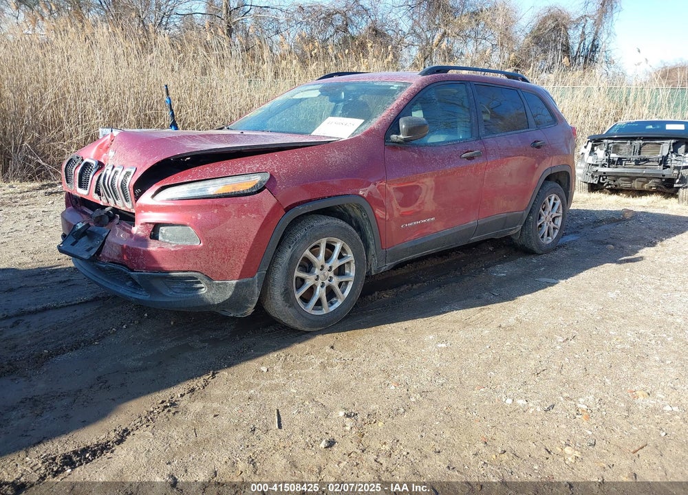 2016 JEEP CHEROKEE SPORT VIN: 1C4PJLAB0GW190290