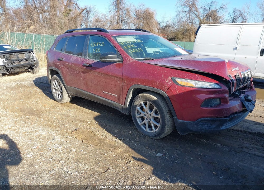 2016 JEEP CHEROKEE SPORT VIN: 1C4PJLAB0GW190290