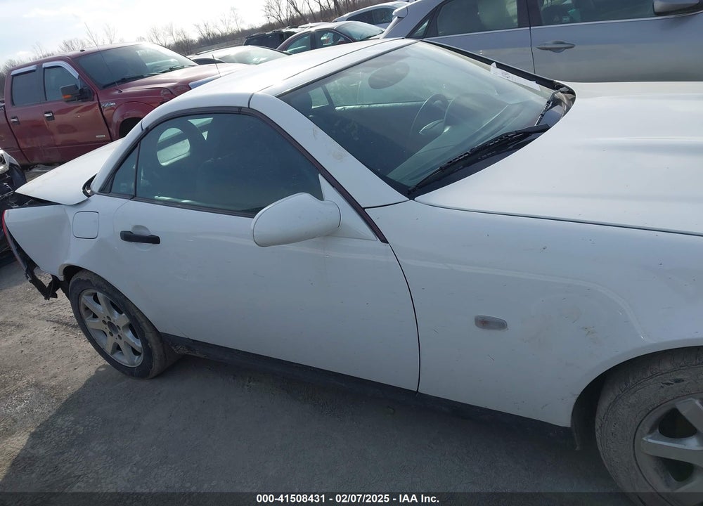 1999 MERCEDES-BENZ SLK 230 KOMPRESSOR VIN: WDBKK47F4XF128106